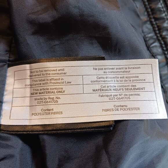 H&M Kids Black Faux Leather Moto Jacket 4-5Y Unisex - Picture 8 of 9